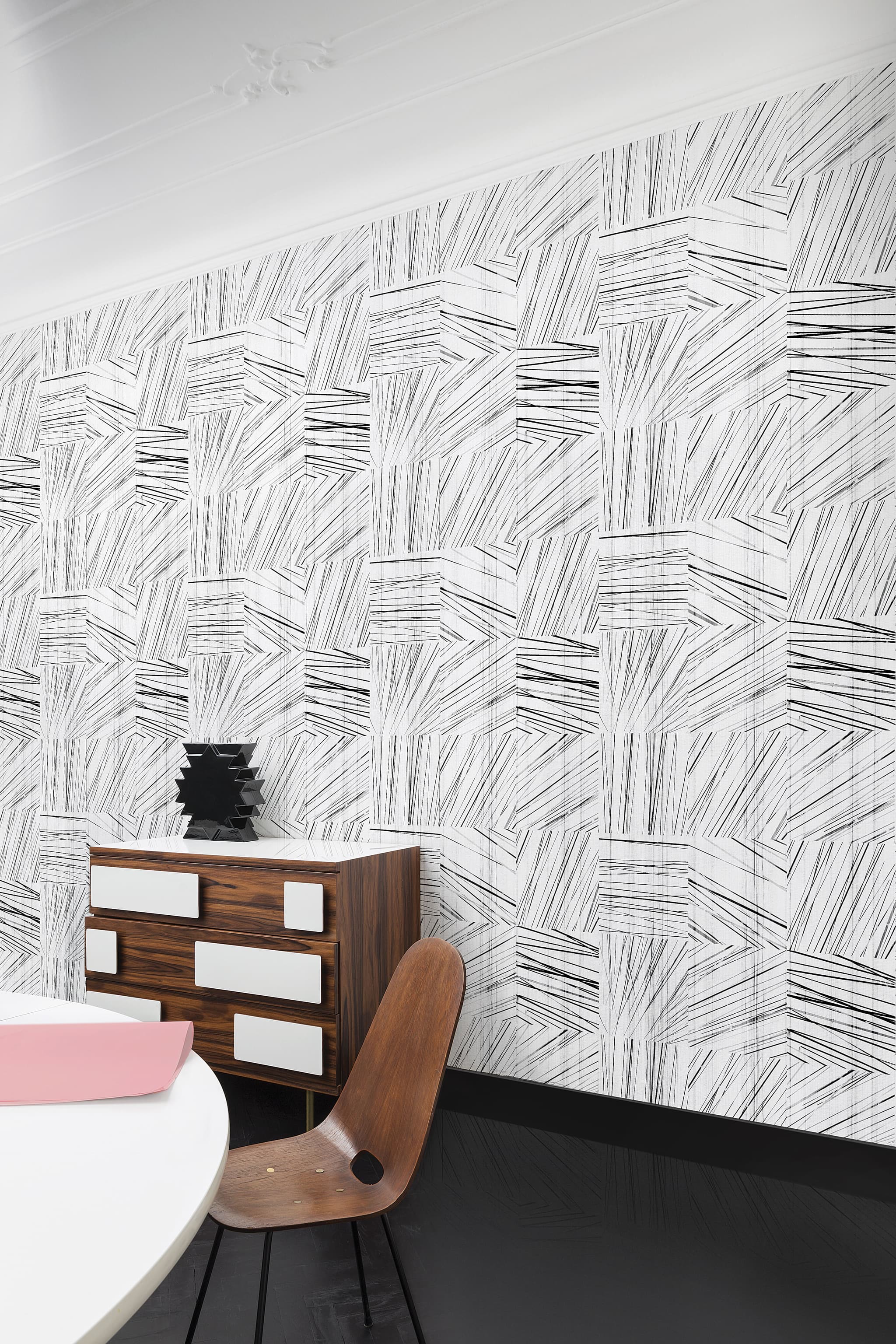 Abstract Stripe Dark by Eleonora Magurno